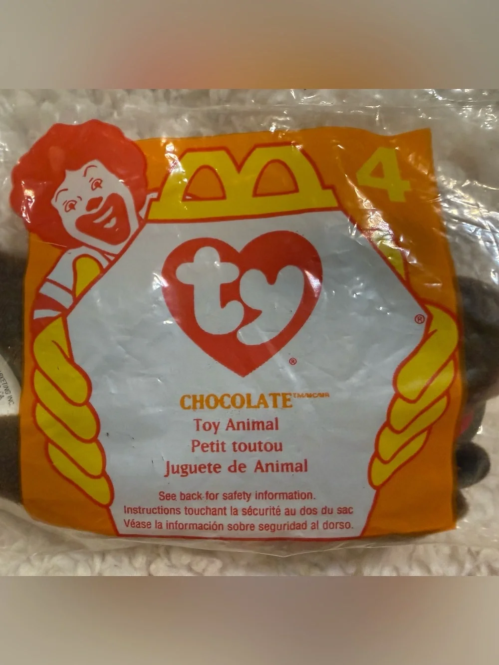*NWT*  1996 McDonald’s Happy Meal Beanie Babies, complete set of 10.